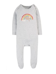 Pijama tipo pelele gris marla de Frugi - Imagen 2 de 5
