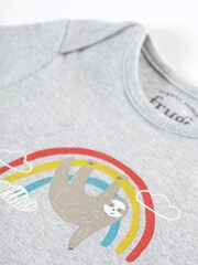 Pijama tipo pelele gris marla de Frugi - Imagen 3 de 5