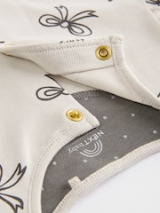 Grey Baby 100% Cotton Sleepsuits 3 Pack (0mths-2yrs) - Image 10 of 12