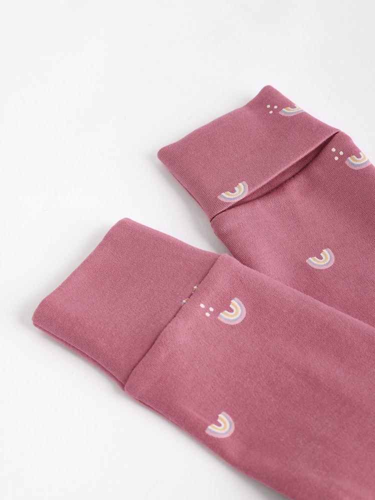 Personnage pastel - Dors-bien bébé à pieds 100% coton 5 Lot de (0-2ans) - Image 14 of 15