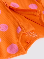 Bright 100% Cotton Two Way Zip Baby Footless Sleepsuit 3 Pack (0mths-3yrs) - Image 10 of 12