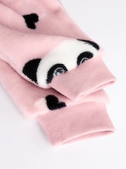 Pink panda Baby Zip Fleece Sleepsuit - Image 7 of 7