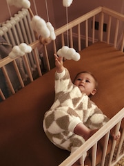 Neutral Baby Fleece Zip Sleepsuit - Image 11 of 11