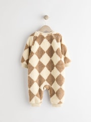 Neutral Baby Fleece Zip Sleepsuit - Image 2 of 11