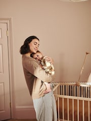 Neutral Baby Fleece Zip Sleepsuit - Image 4 of 11