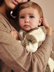 Neutral Baby Fleece Zip Sleepsuit - Image 5 of 11