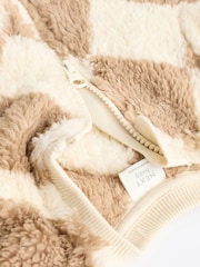 Neutral Baby Fleece Zip Sleepsuit - Image 9 of 11