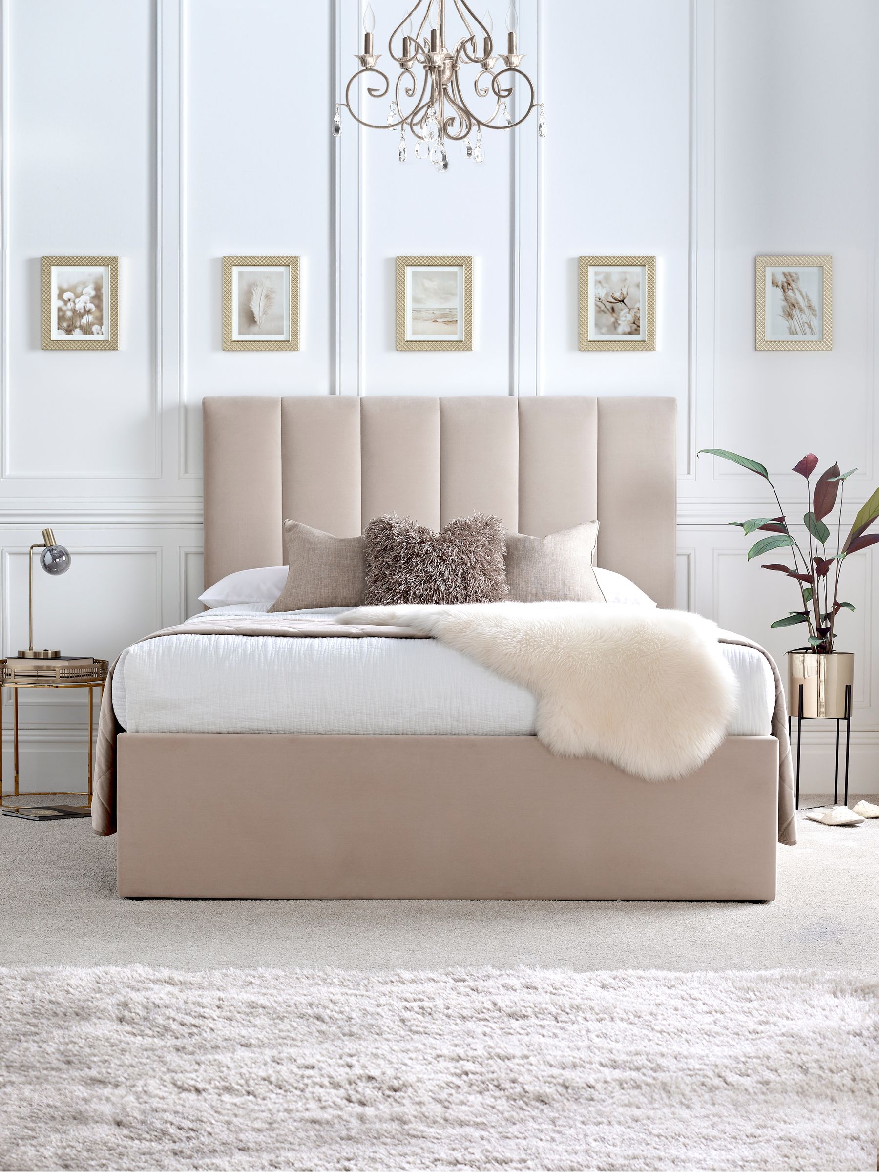 Time4sleep Fabric King Size Bedframe - Image 3