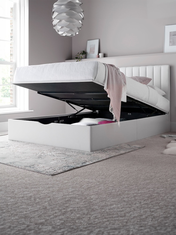 Time 4 Sleep Off White Onelife End Lift Ottoman Storage Bed - Image 2 of 4