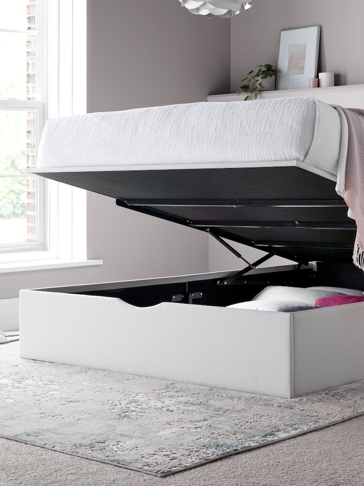 Time 4 Sleep Off White Onelife End Lift Ottoman Storage Bed - Image 4 of 4