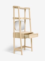 Light Natural Jude Oak Effect Ladder Console Dressing Table - Image 8 of 8