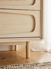 Light Natural Jude Oak Effect 6 Drawer Chest of Drawers - Image 5 of 10