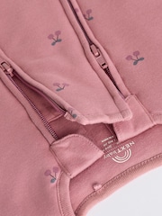 Pink 2.5 Tog Wadded Zip Sleepsuit - Image 4 of 8