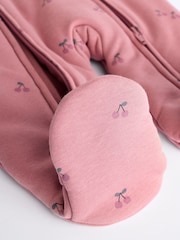 Pink 2.5 Tog Wadded Zip Sleepsuit - Image 6 of 8