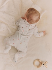 White Christmas Character Baby Sleepsuit (0-12mths) - Image 2 of 12
