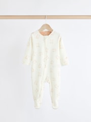 Neutrale Farbe - Baby Bear 100 % Baumwoll-Schlafanzüge im 3er-Pack (0-2 Jahre) - Bild 4 von 11