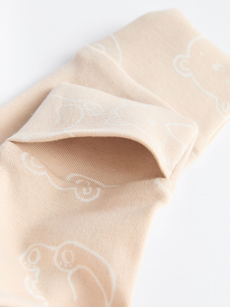neutre - Bébé Bear 100% Cotton Sleepsuits 3 Lot (0-2yrs) - Image 9 of 11
