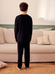 Alex's Wish Black Racing Car 100% Cotton Single Pyjamas (4-16yrs) - Image 4 of 5
