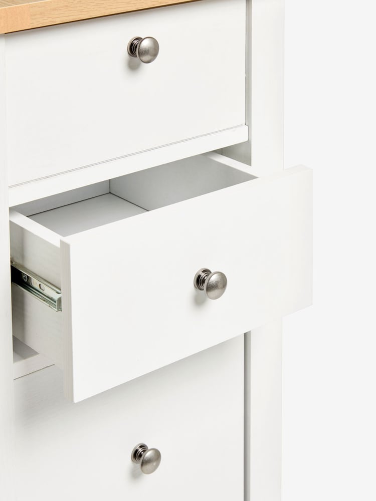 Chalk Malvern Paint Effect 5 Drawer Chest of Drawers - Image 12 of 12