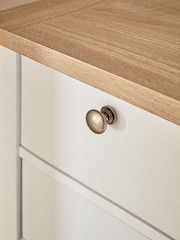 Chalk Malvern Paint Effect 5 Drawer Chest of Drawers - Image 4 of 12