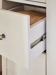 Chalk Malvern Paint Effect 5 Drawer Chest of Drawers - Image 5 of 12