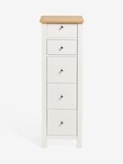 Chalk Malvern Paint Effect 5 Drawer Chest of Drawers - Image 8 of 12