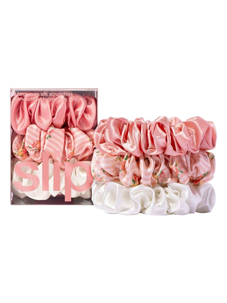 Slip Large 100% Pure Silk Scrunchies 3 Pack - Image 1 of 5