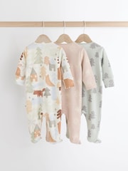 Multi Baby Christmas Character 100% Cotton Sleepsuit (0mths-2yrs) - Image 2 of 11