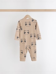 Neutral Rainbow Baby Footless Sleepsuits 3 Pack (0mths-3yrs) - Image 4 of 10