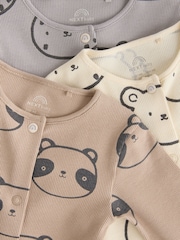 Neutral Rainbow Baby Footless Sleepsuits 3 Pack (0mths-3yrs) - Image 8 of 10