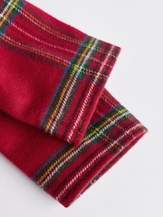 Red Check Baby Matching Family Christmas Flannel Check 100% Cotton Sleepsuit (0mths-3yrs) - Image 9 of 10