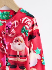 Red Baby Christmas Character 100% Cotton Sleepsuit (0mths-3yrs) - Image 7 of 11