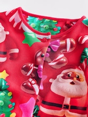 Red Baby Christmas Character 100% Cotton Sleepsuit (0mths-3yrs) - Image 8 of 11