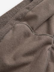 Neutrale Farbe - Shacket aus Borg-Fleece in normaler Passform - Bild 9 von 13
