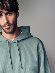 Vert clair - Standard - Sweat à capuche texturé - Image 1 of 1