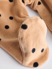 Brown Reindeer Baby Christmas Sleepsuit & Hat Set (0mths-2yrs) - Image 8 of 12