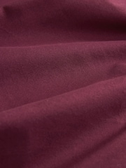 Burgundy Red Slim Fit Long Sleeve Oxford Shirt - Image 10 of 10