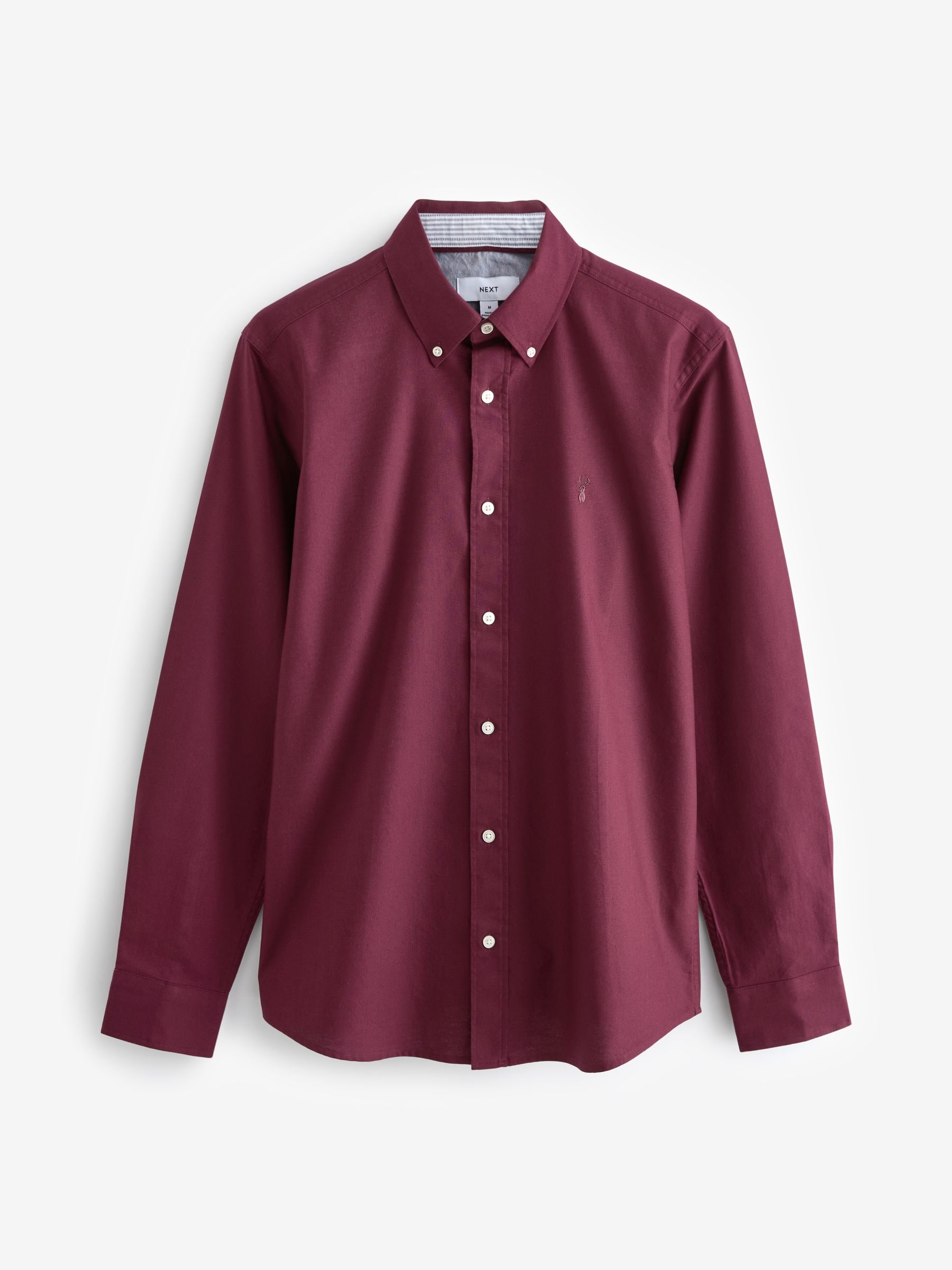 Burgundy oxford shirt discount