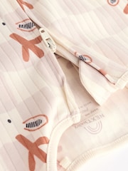 Neutral Baby Reindeer Christmas 100% Cotton Sleepsuit (0mths-3yrs) - Image 8 of 11