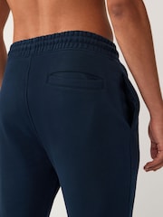 Navy Blue Skinny Fit Cotton Rich Jersey Joggers - Image 5 of 10