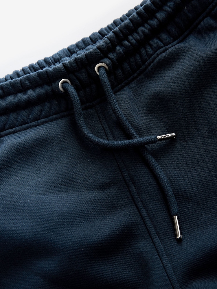 Bluu ya Navy - Skinny Fit - Wakimbiaji wa Jezi ya Cotton Rich - Image 8 of 10