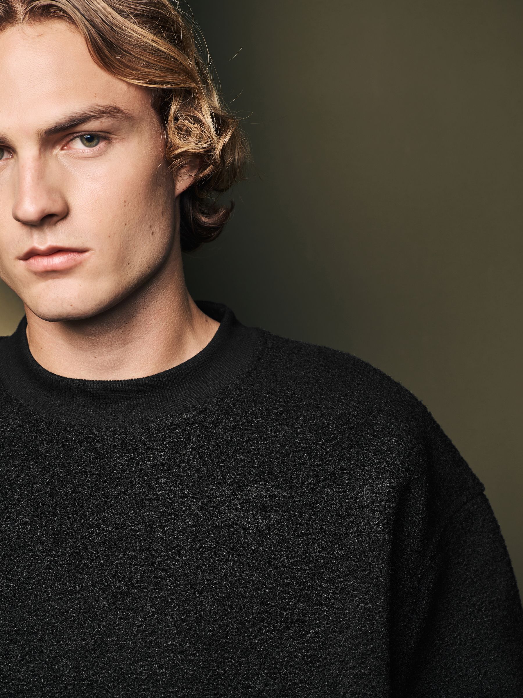Buy Black Borg Fleece Sweatshirt from Next Luxembourg