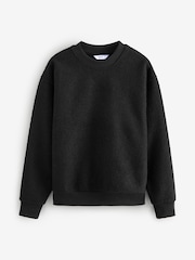 Black Borg Fleece Sweatshirt - Image 5 of 7
