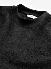 Black Borg Fleece Sweatshirt - Image 6 of 7