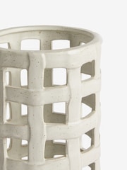 Cream Lattice Hurricane Candle Holder - Image 5 of 5
