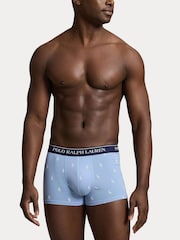 Polo Ralph Lauren Blue Classic Trunks 5 Pack - Image 8 of 9