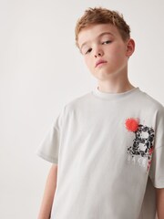 Baker by Ted Baker 100% Cotton Graffiti T-Shirt - Image 5 of 10