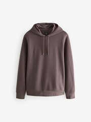 Purple Hooded Textured Overhead Hoodie - Image 7 of 9