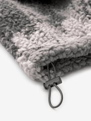 Grey Printed Quarter Zip Neck Fleece - Image 11 of 12