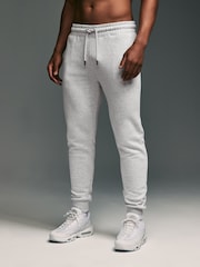 Grey Skinny Fit Cotton Rich Jersey Joggers - Image 1 of 7
